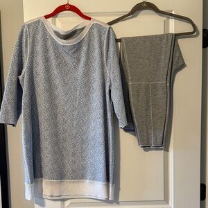 Elegant Gray and Blue Women's Jumpsuit